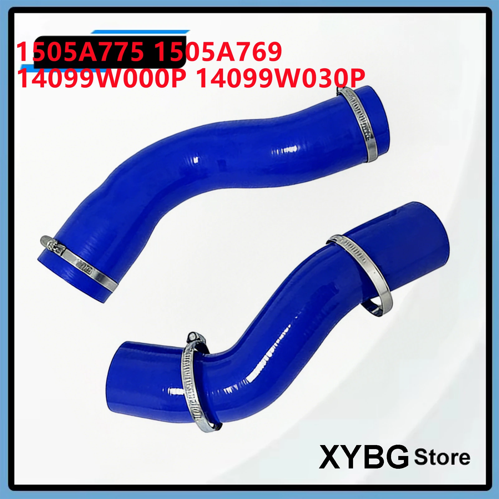 Silicone Blue Intercooler Hose 1Set 1505A775 1505A769 for Mitsubishi L200 Pajero 14099W000P 14099W030P