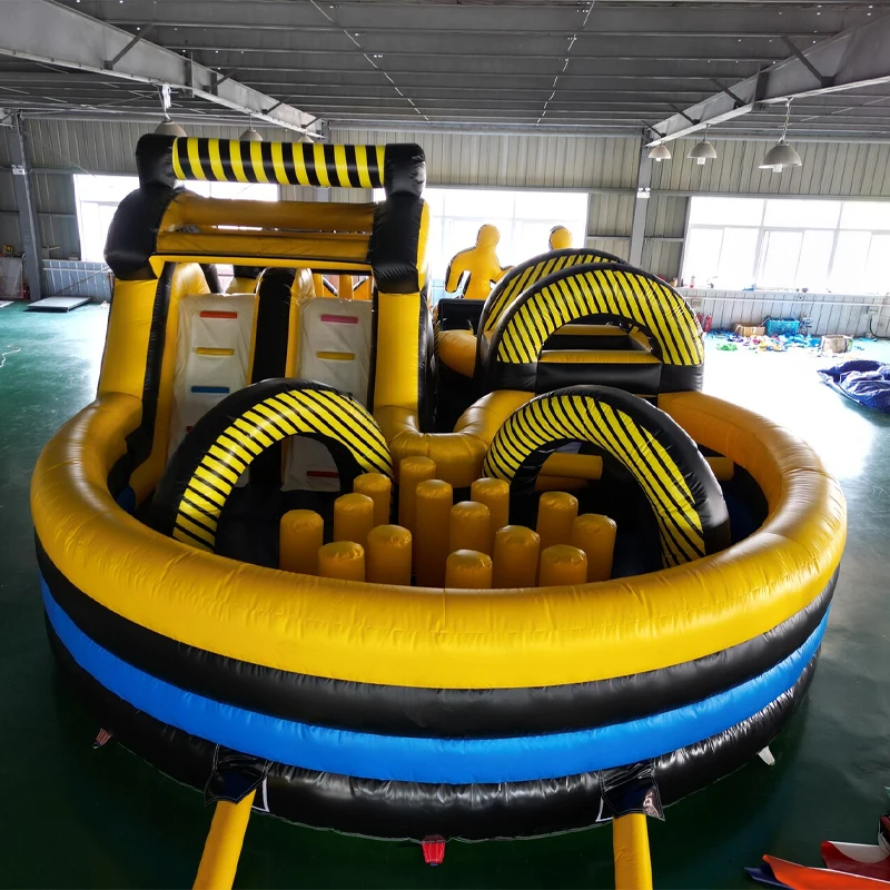 Giant Inflatable Obstacle Course Customized Inflatable Sports Games for Outdoor Playing