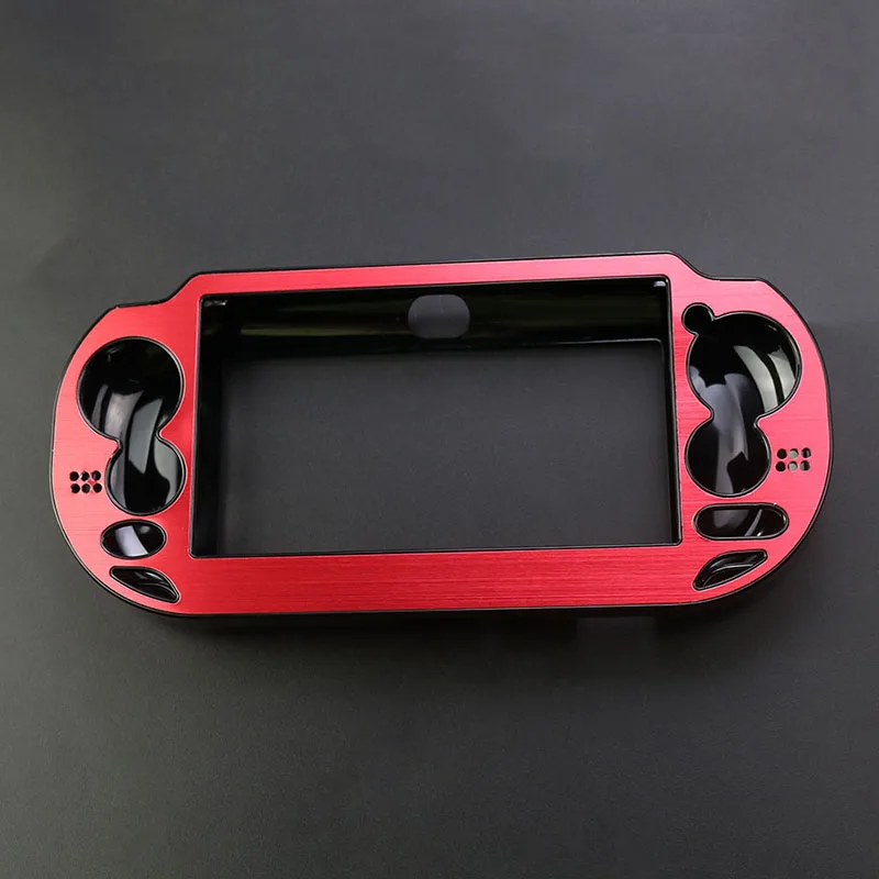 مجموعة مكونة من قطعة واحدة من أغطية حماية من الألومنيوم ذات غلاف صلب من البلاستيك مناسبة لقطع غيار وحدة التحكم PSV PS Vita 1000 PSV1000