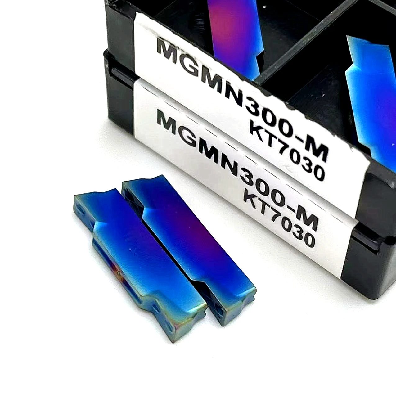 Nano azul 10 pçs mgmn300 mgmn200 mgmn400 torno ferramenta original carboneto de aço inoxidável duro ferramenta torneamento