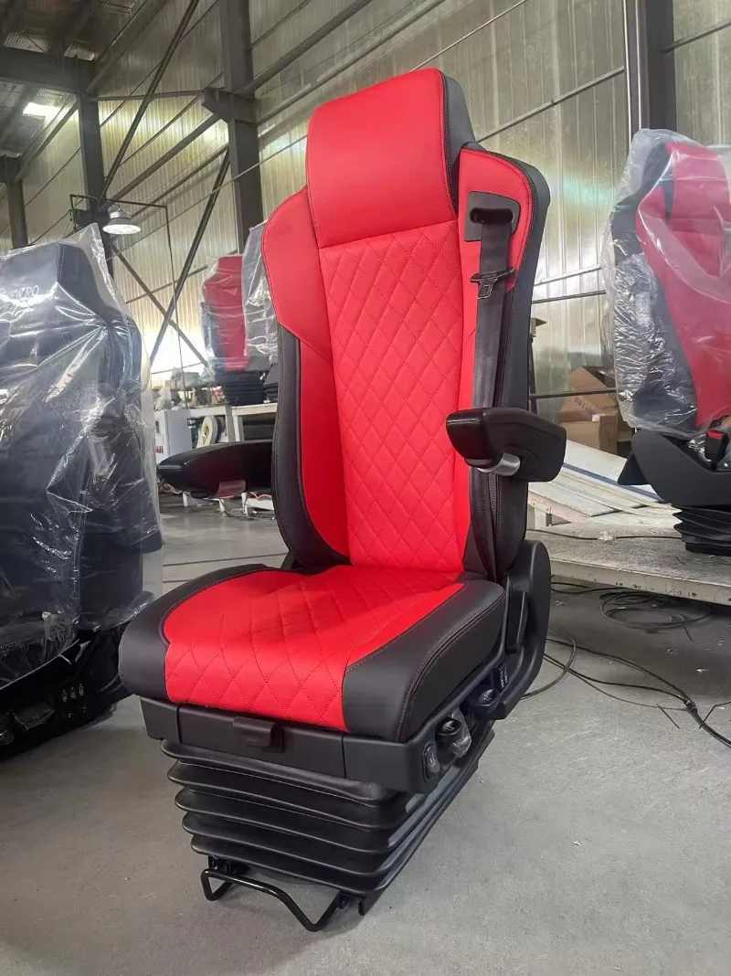 Picture 6: Heavy-Duty Truck Driver's Seat with Air Suspension Ventilation Heating Adjustable Backrest Comfortable Durable New Condition