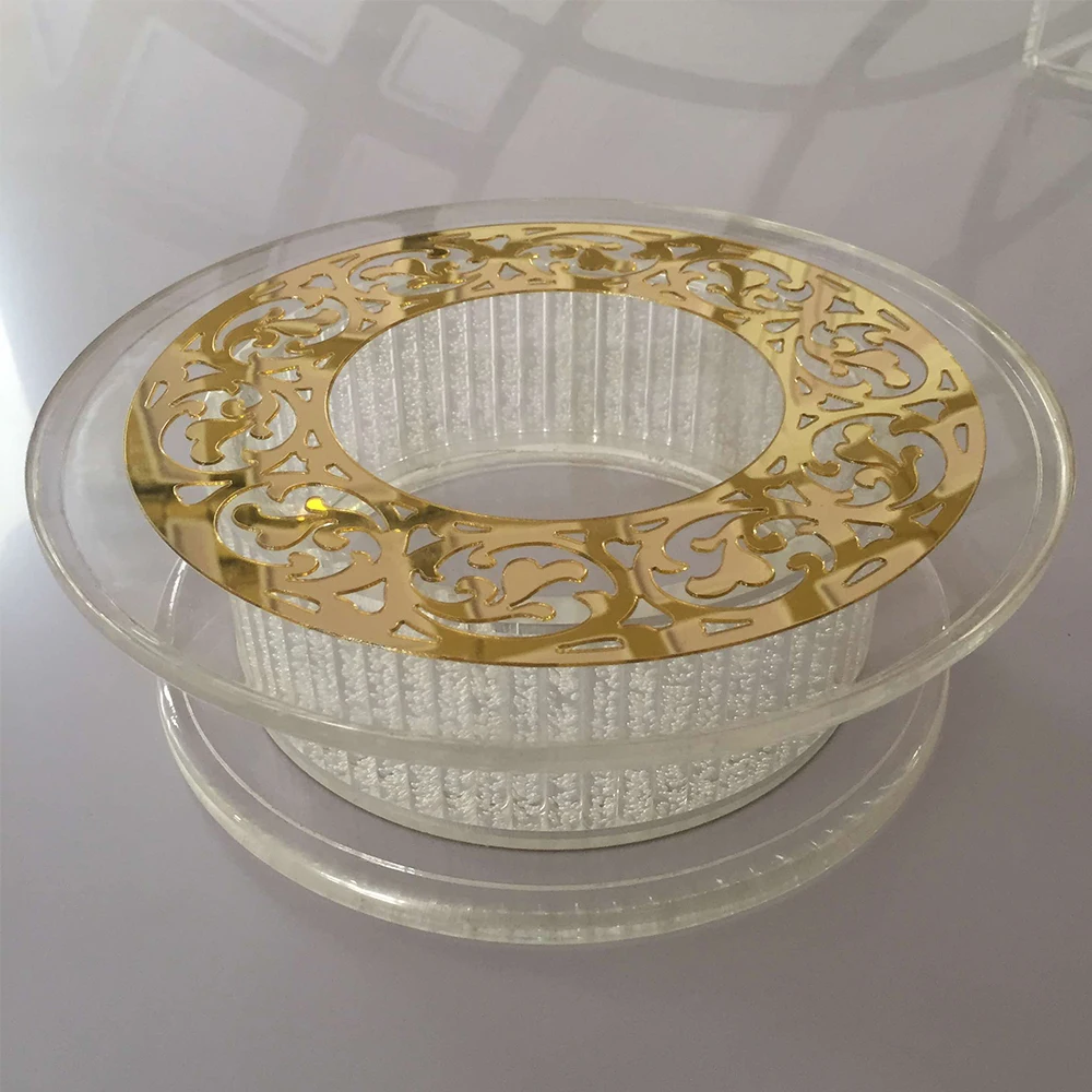 Luxury Party Wedding Decoration Cake Dessert Stand Luxury Metal Iron Gold Silver Cake Stands Set for Wedding Cakes