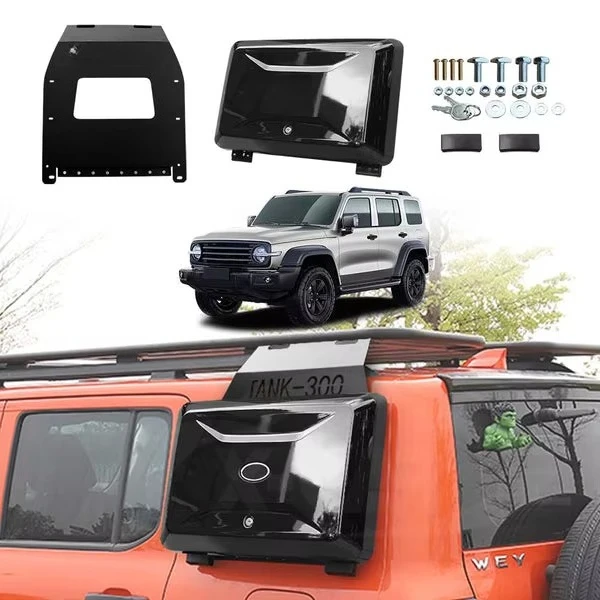 Wey Tank 300 Body Kit Auto Tuning Parts Mars City Style Roof Rack Front Bumper Hood Side Step Aluminium Alloy/ABS Black