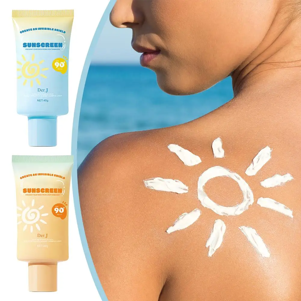

40g Moisturizing Sunscreen SPF 90 Hydrating Whitening Formula for Face Body Non Oily UV Protection Sunscreen Cream