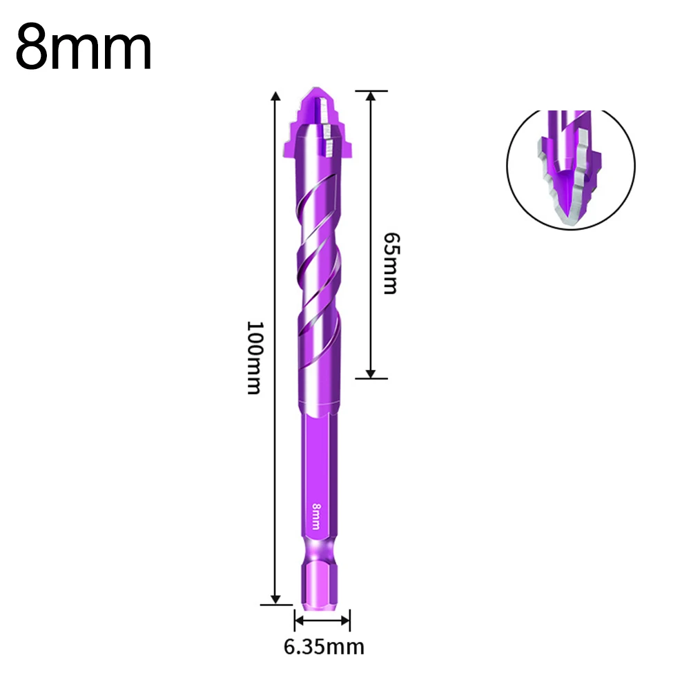 

Набор твердосплавных сверл с четырьмя канавками для сверления плитки. Эффективное создание отверстий. Шестигранный хвостовик. Низкая скорость износа бетона.