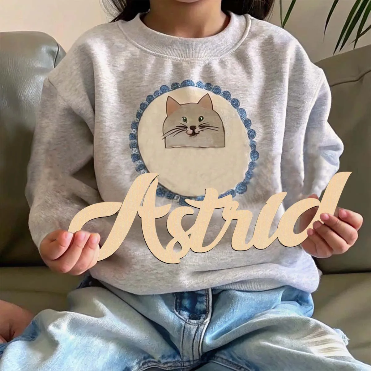 1 قطعة مثال مضحك Astild اسم مخصص علامة خشبية مقطوعة بالليزر لوحة خشبية مصنوعة يدوياً مع حروف مخطوطة أنيقة