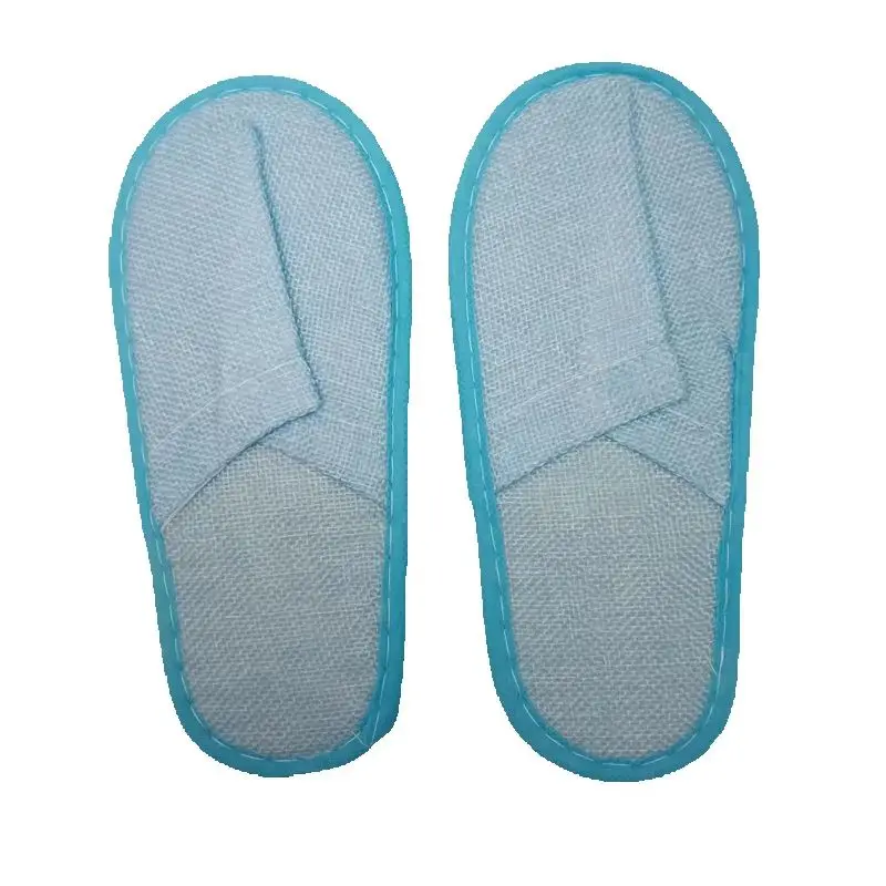 1Pair Cartoon Home Slipper Children Travel Spa Portable Folding Disposable Slipper House Home Kids Indoor Plush Slippers