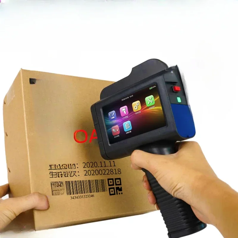 

Энкодер с большим символом, интеллектуальная сборочная линия, этикетка, цифровая полка для еды, коробка из жизни, QR-код, штрих-код