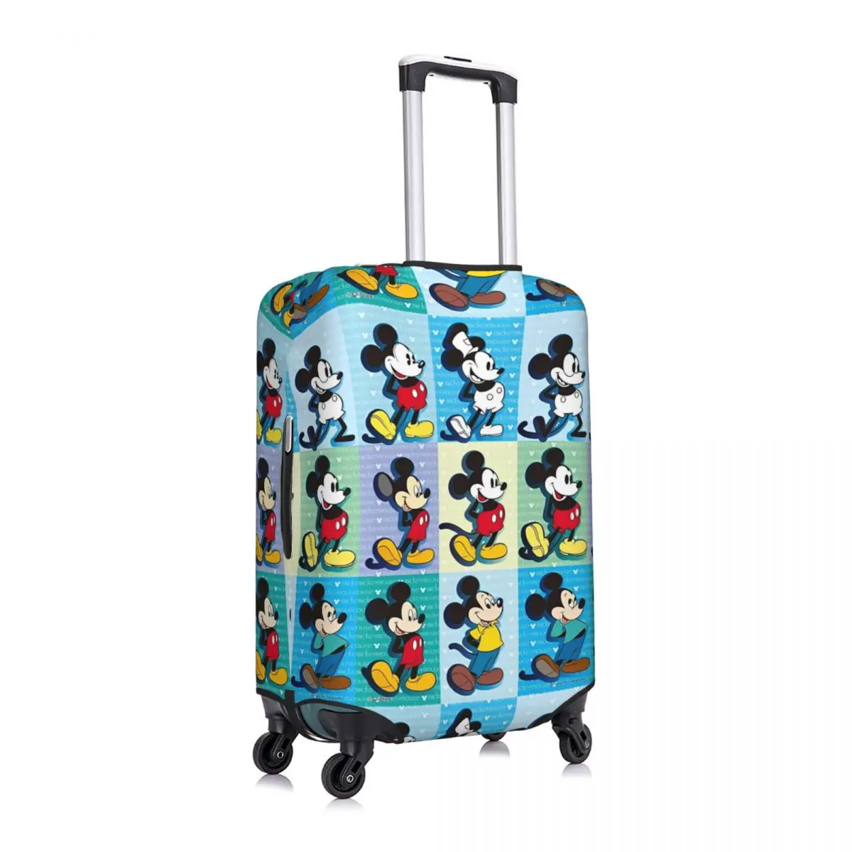 Funny Mickey Mouse Suitcase Cover Elastic Travel Protection Luggage Accesories Vacation