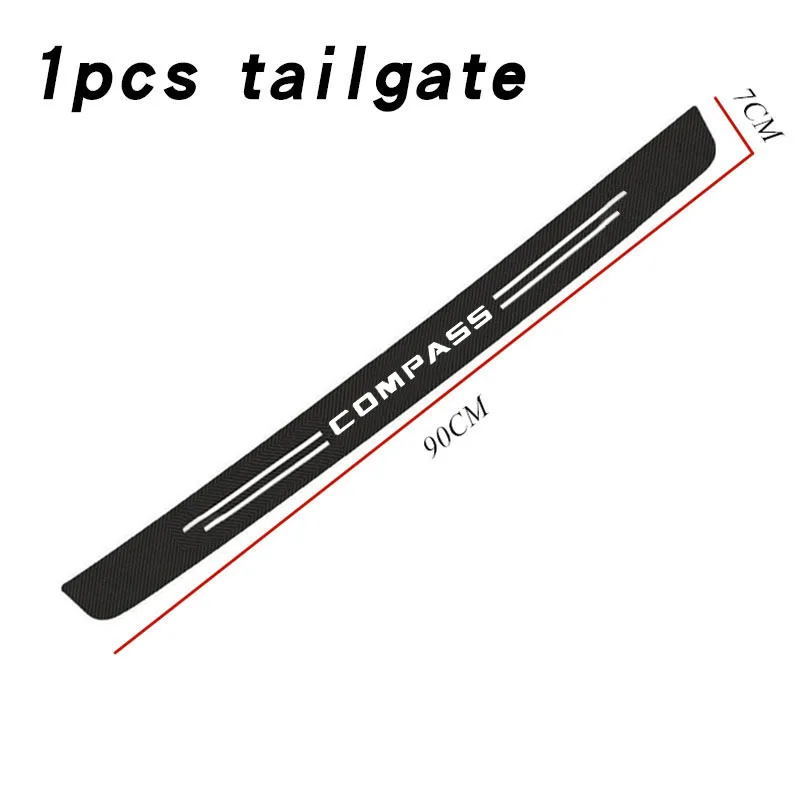 Protecteur de seuil de porte de voiture, housse de pédale de bienvenue, bande de protection anti-rayures anti-drité pour salariés, accessoires de boussole EP, mode