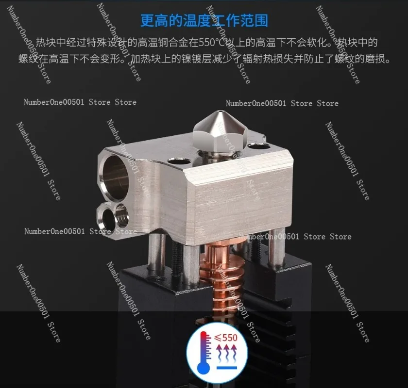 High Temp Mosquito Hotend for Voron 2.4 3D Printer