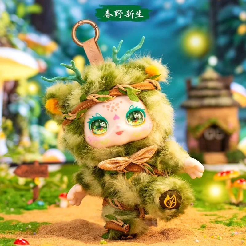 

Kimo Kasuno Newborn Series Vinyl Action Doll Blind Box Collectible Desktop Decoration Trendy Blind Box Toy For Fashionable Gifts