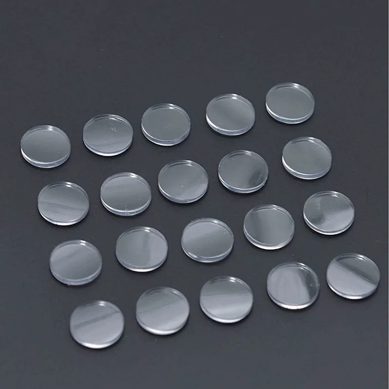 Non-Adhesive Glass Table Top Anti Slip Pads Soft Clear Glass Table Top Anti Slip Bumper Pads Non-Adhesive Rubber Spacers Dots