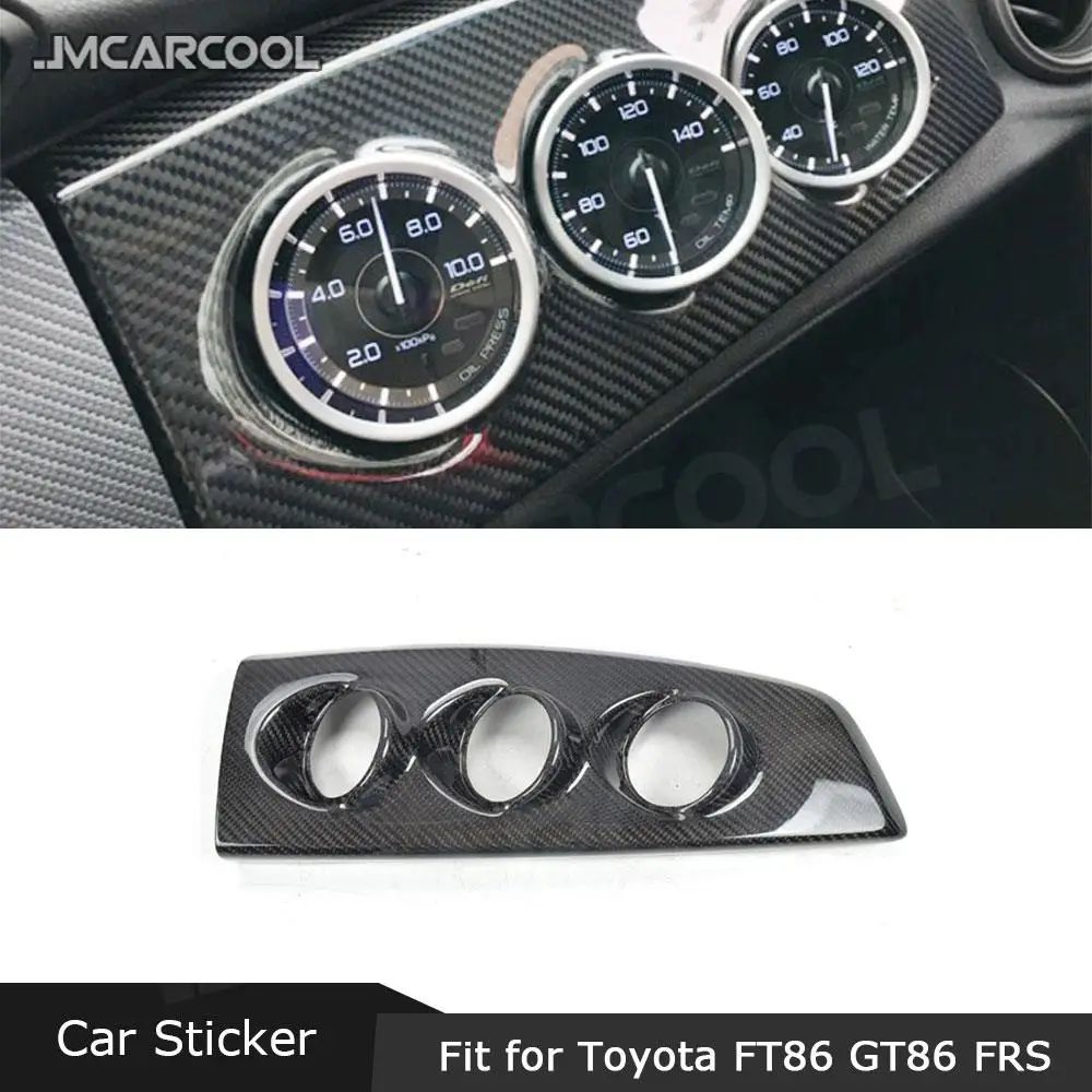 

Carbon Fiber Instrument Decoration Panel For Toyota BRZ FT86 GT86 FRS LHD Car Sticker Trim Parts Accessorise