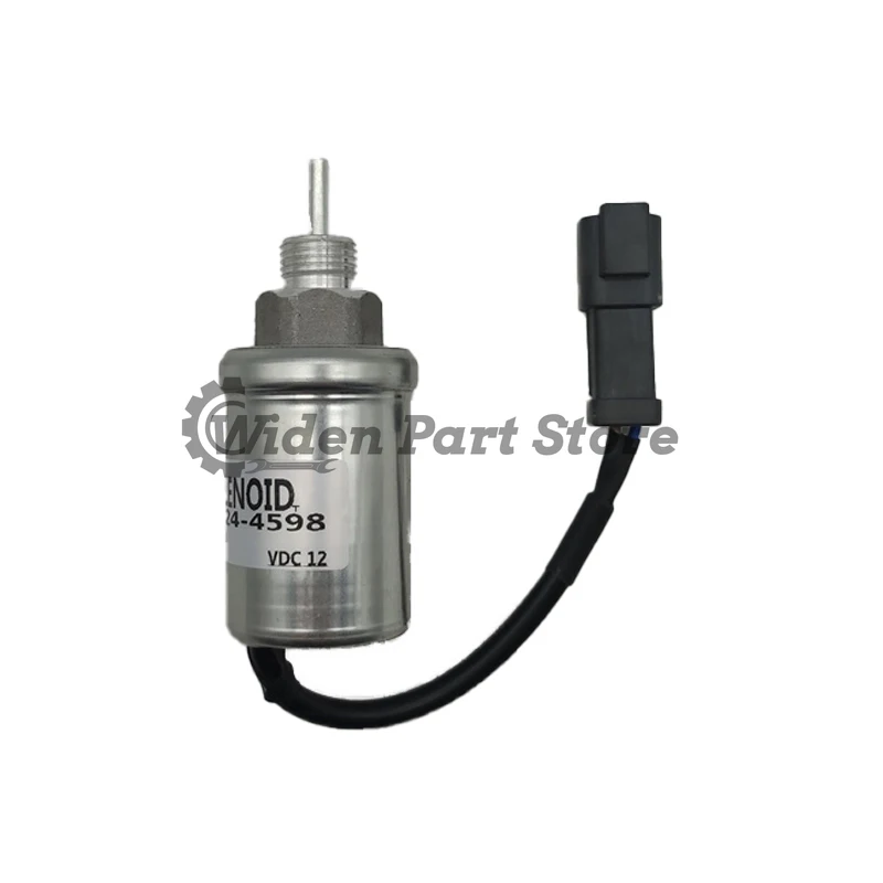 U85206452 Fuel Shut Off Solenoid 185206452 U85206520 for Caterpillar Engine 3011C 3013 Perkins 402D 403C Stop Solenoid 12VDC