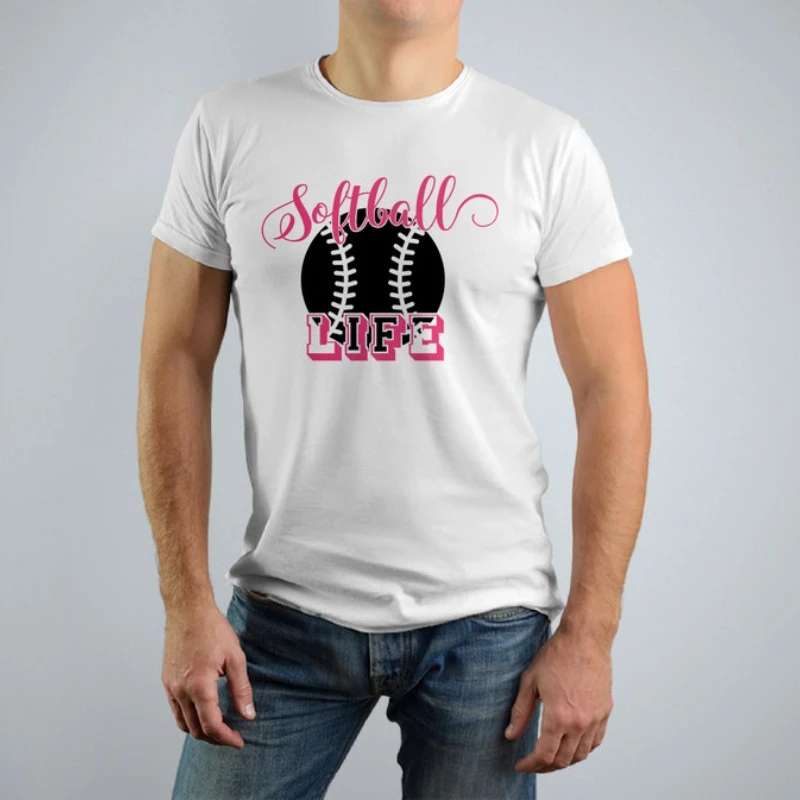 

Софтбол Life Gift День игры Софтбол Life Clipart Футболка Дизайн Сумка для матери Svg С круглым вырезом Забавные футболки с принтом Унисекс Хлопок Уникальный