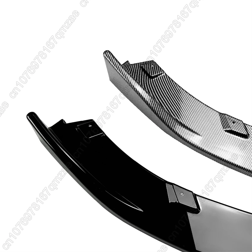 المصد الأمامي للسيارة لمازدا MX-5 MX5 Miata ND 2-Door 2016-2025 مجرفة شفة أمامية سبويلر تعديل خارجي أسود لامع مجموعات #6