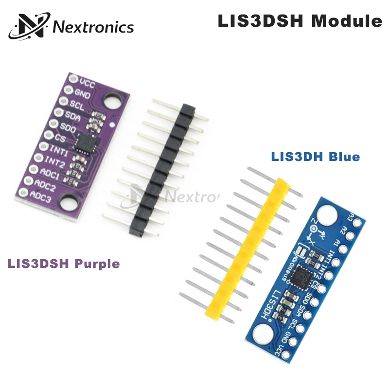 1/3/5/10PCS LIS3DSH LIS3DH High Resolution 3-Axis Accelerometer Module Triaxial Acceleration Sensor for Arduino
