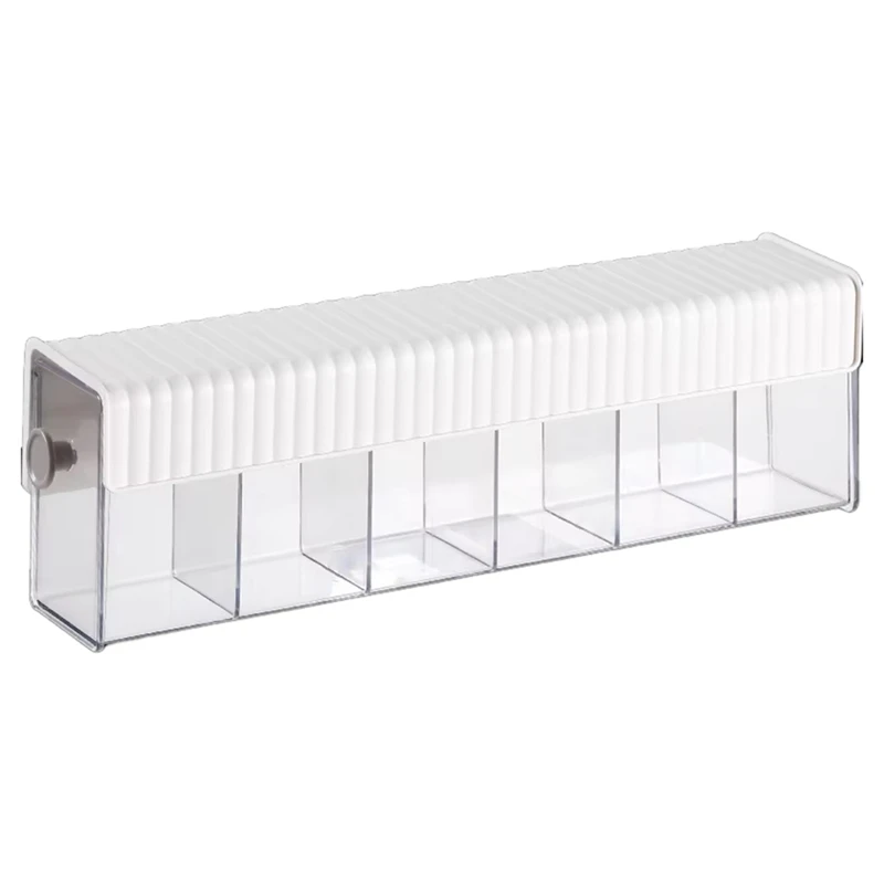 

Switchable 6-Cell Wall Mount Drawer Organizer For Socks And Underwear,Self-Adhesive, Anti-Dust Storage Solution-AT36