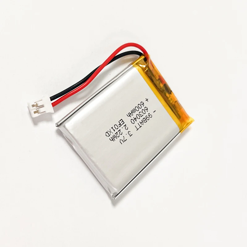 Akumulator litowo-polimerowy 3,7 V 600 mAh 603040 do wielokrotnego ładowania, do GPS, lamp LED, masażerów, głośników Bluetooth, zabawek, kijek do selfie, wentylatorów — zdjęcie produktu 3