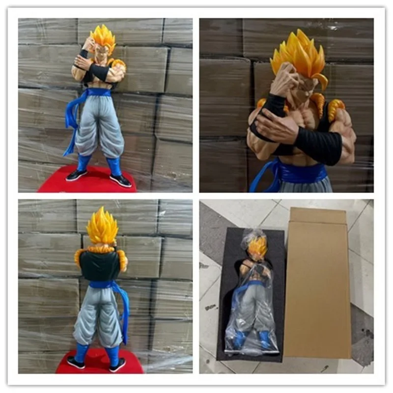 

Dragon Ball Super Saiyan Gogeta Gk Oversized Standing Statue Anime Action Figure Desktop Decor Boxed Model For Anime Collectors