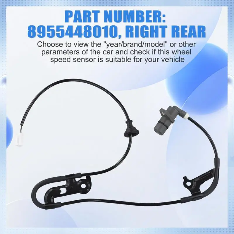 

A70R-ABS Wheel Speed Sensor For Toyota Harrier 1997-2003 Lexus RX300 1998-2003 W/FWD