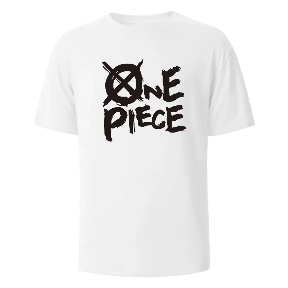 

One Piece Print T-Shirt 100% Cotton Summer Tees For Men Women Oversize Casual Tops