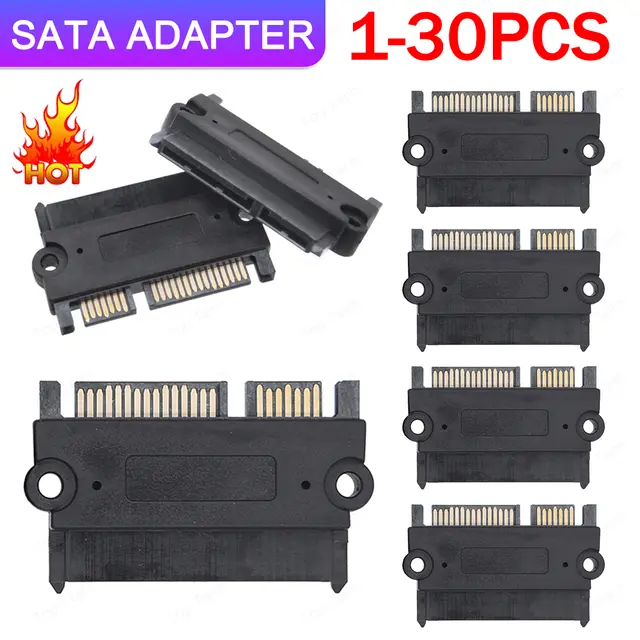 SATA Male To Female Power Data Converter 22Pin 7+15 Male To Female