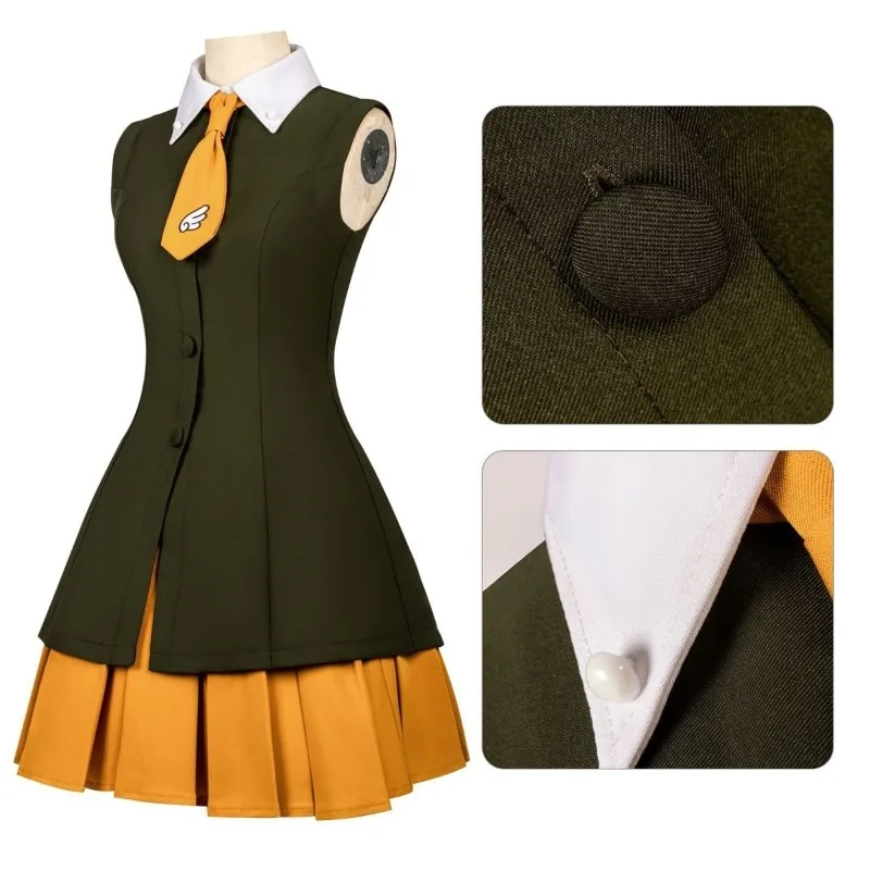 أزياء كينوموتو ساكورا السحرية التأثيرية رحلة إلى هونج كونج فستان موحد مجموعة للنساء ملابس لعب الأدوار لحفلات الهالوين