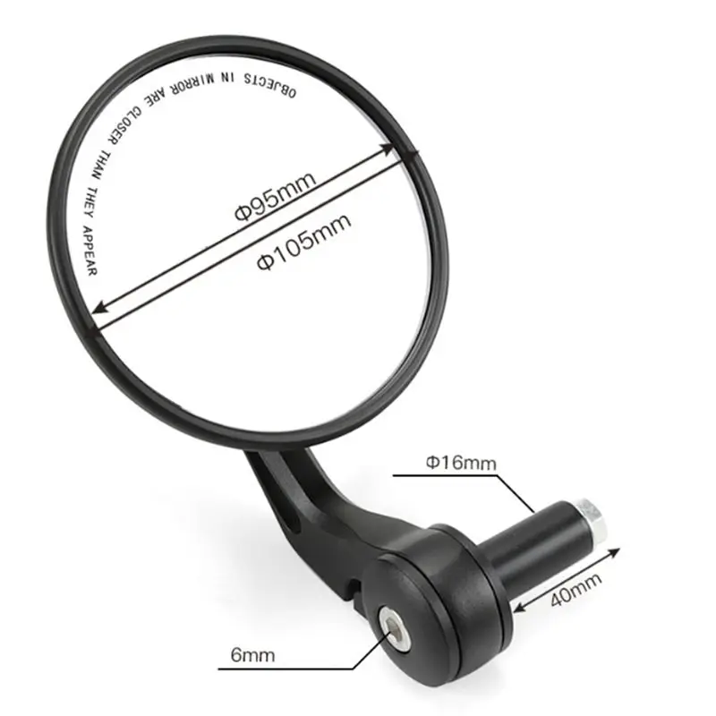 Motorcycle Handlebar Mirror Bar End Side Rearview Mirror Accessories For QJMOTOR QJ350-12E view 6