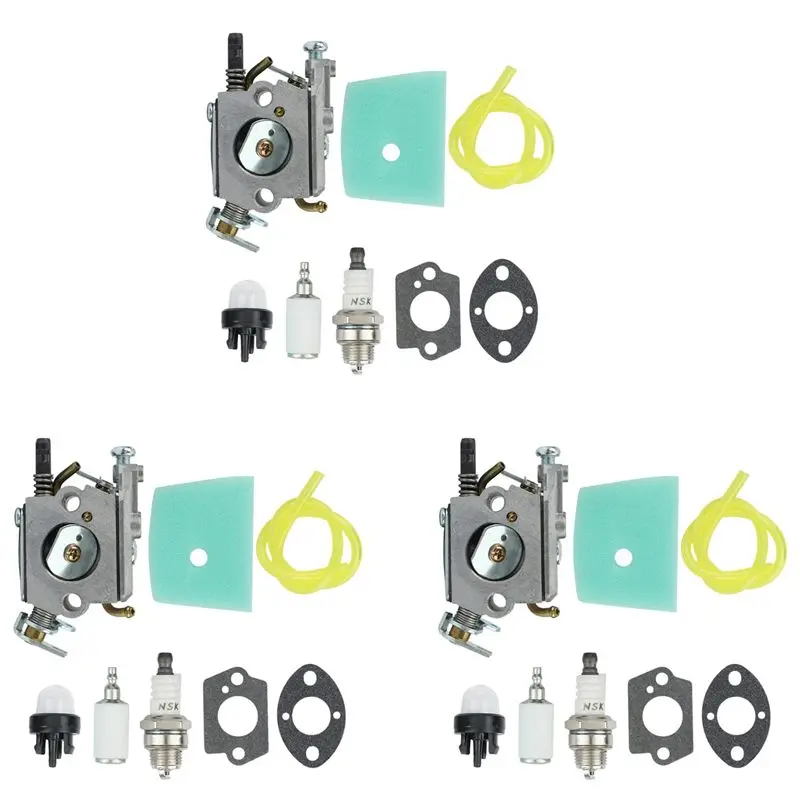 ABCA-3X Carburetor Air Fiiter For 123 223 322 323 325 326 327 Zama C1Q-EL24 Trimmers Carb 503283401