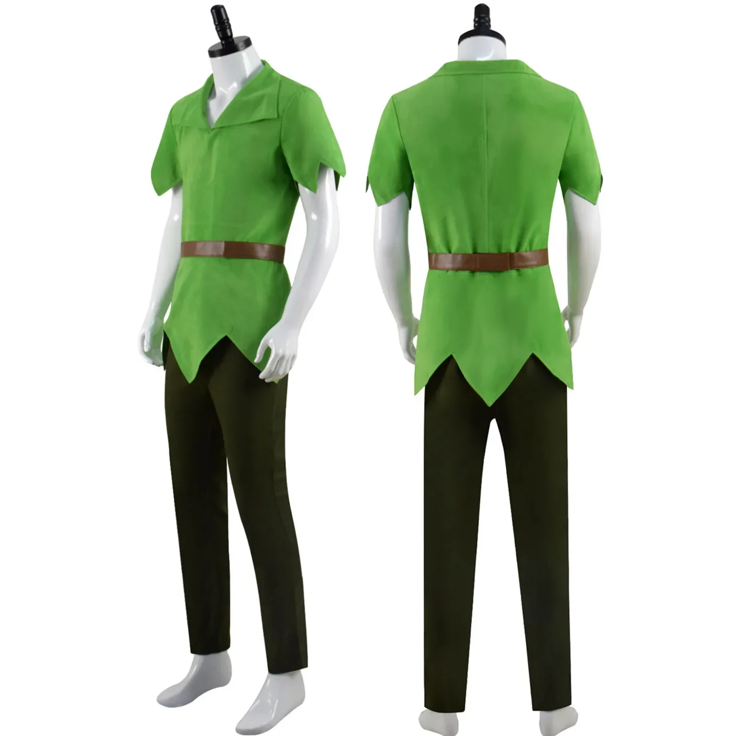 Movie Peter Pan Cosplay Costume Adult Mens Shirt Pants Suits Outfit Uniform Halloween Carnival Disguise Party Costumes