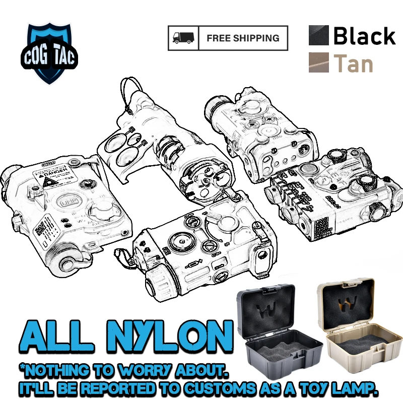 

Nylon MAWL C1 DBAL-A2 PEQ15 NGAL DBAL A2 P4 MAWL CQBL PEQ-15 OGL RAID-X L3 OGL Battery box M300A M600C Flashlight Fit 20MM Rail
