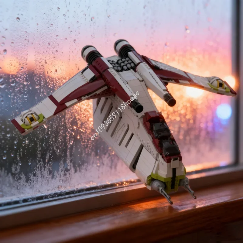 

1874 шт. MOC Republic Gunship Play Scale Star Battle Модель Строительные блоки Сборка DIY Идея Рождественские подарки Развивающие игрушки Кирпич