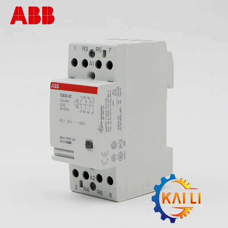 

2025 ABB Construction Contactor ESB24-22 * 24V Original Genuine 24A/2NO + 2NC Spot Supply