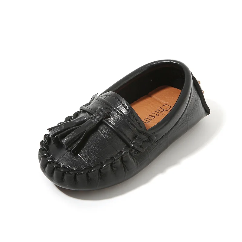 

British kid Leather Shoes 2025 Summer New Kid Casual Shoe Fashion Gril Shoe Women's Loafers Performance Shoe Versatile Boy Shoes