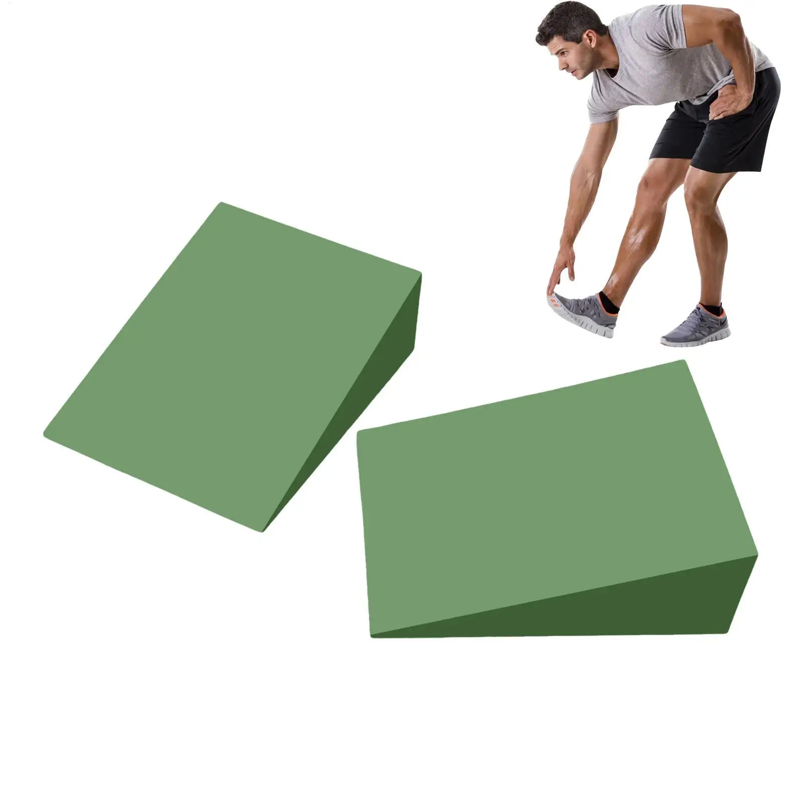 Yoga Wedge Blocks EVA Foam Yoga Wedge Stretch Slant Boards Exercise Yoga Block Pilates Wedge Squats Fitness Accessories
