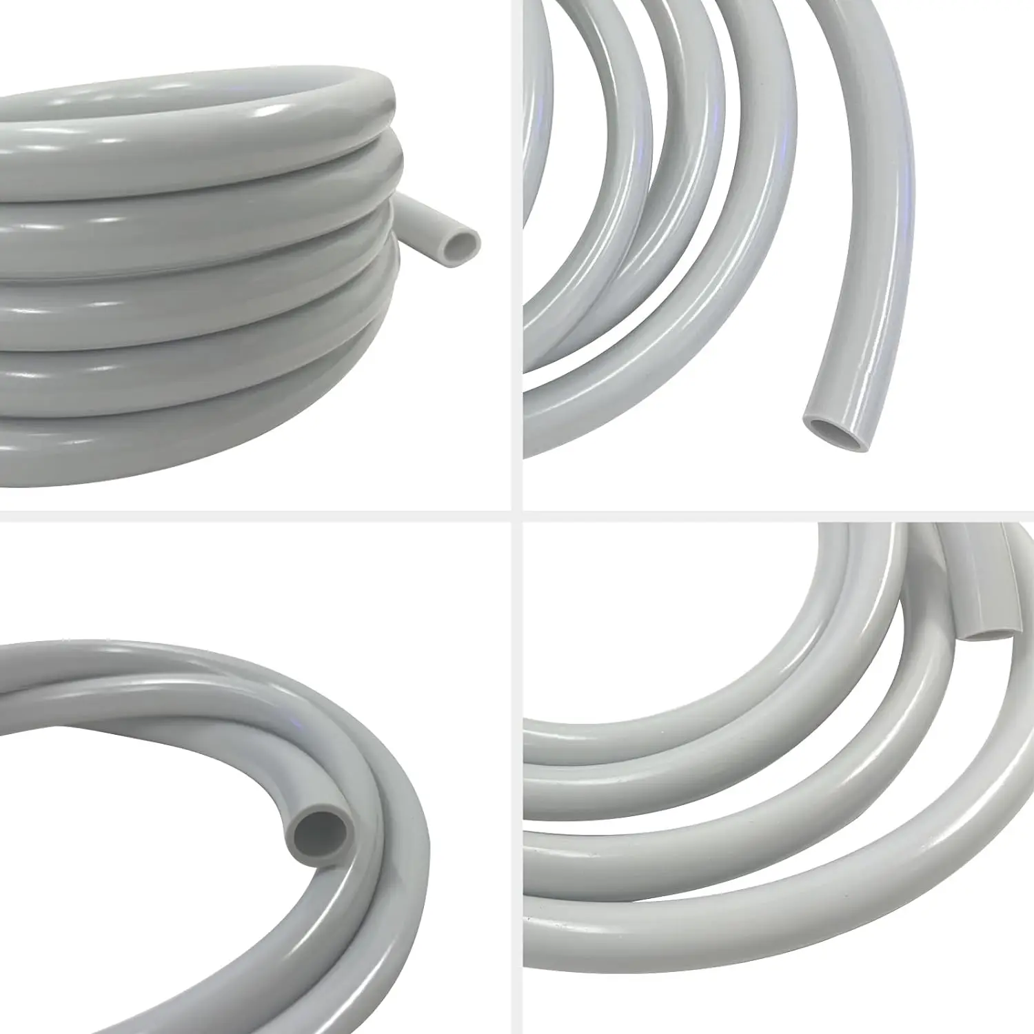 FZONE Aquarium Tubing 3M Class Grey for Aquatic Filter System Tubing 12/16mm and 16/21mm