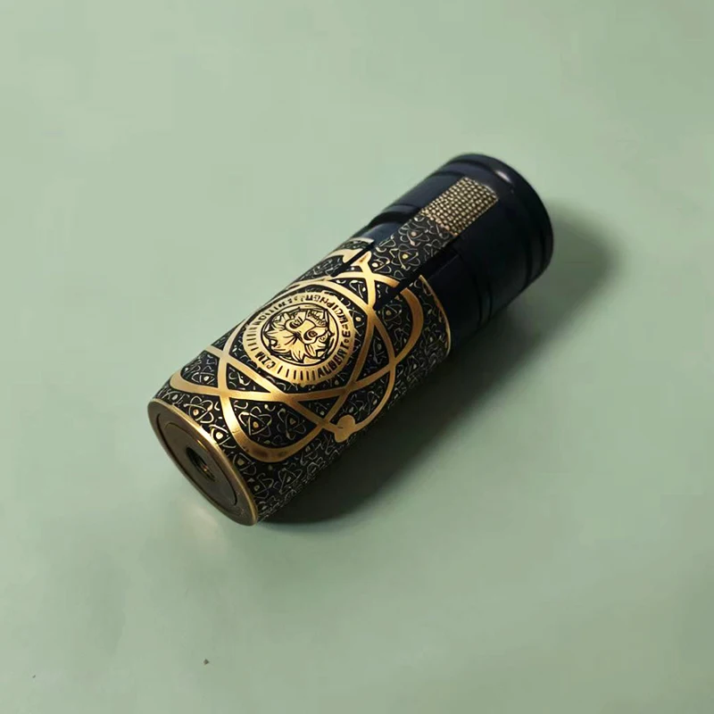 MK2 Özel Mekanik Modifikasyonlu Albert Gammon CipherSkull Sınırlı Üretim Pirinç 26mm Tekli 18650 Pil Yedek Parçalarla Uyumlu