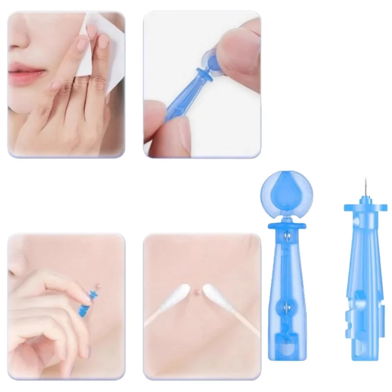 50/100/150Pcs Disposable Blackhead Remover Acne Needles Blackhead Remover Tools Stainless Steel Needles Facial Skin Care Tools