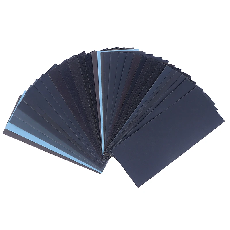 

12/24/28Pcs Sandpaper Kit Wet / Dry Sanding Paper Abrasive Polishing Tools For Wood Sanding Metal Plastic Polishing