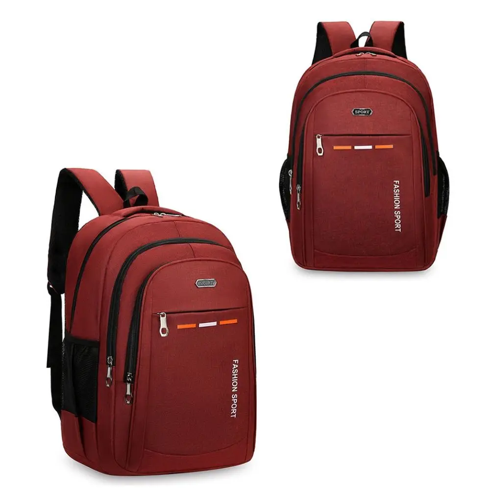 Portable Large Capacity Canvas Backpack Multipockets Student Student Backpack Handbag Oxford Laptop Shoulder Bag Outdoor