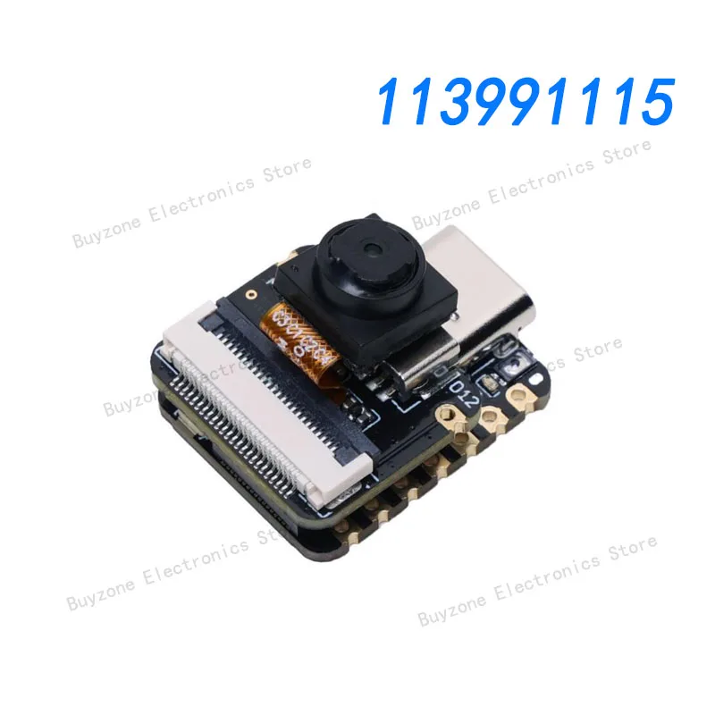 113991115 Seeed Studio XIAO ESP32S3 Sense - 2.4GHz Wi-Fi, BLE 5.0, OV2640 camera sensor, digital microphone, 8MB PSRAM, 8MB FLAS