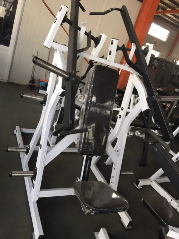 Steel Plate Loaded Gym Machine Lateral Front Lat Pulldown Fitness Training Equipment