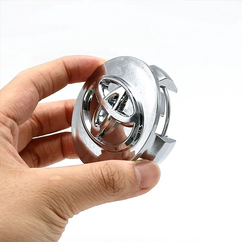 56/62 مللي متر سيارة عجلة مركز محور قبعات حافة قبعات يغطي شعار لتويوتا RAV4 كورولا كامري الحدود سوبرا C-HR هايلكس تاكوما برادو