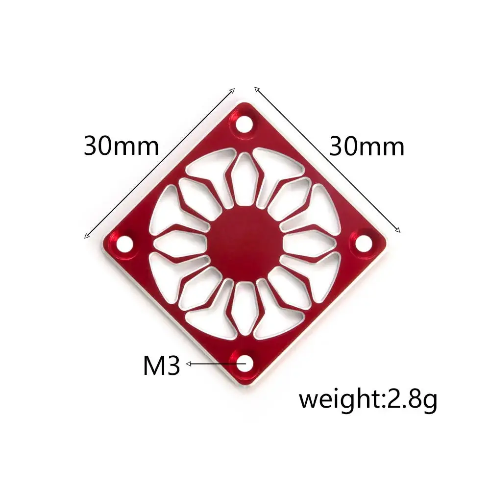 30/40mm ze stopu aluminium zdalnie sterowany silnik ESC chłodzenie pokrywa wentylatora rozpraszania ciepła osłona ochronna chłodnica ochronna część