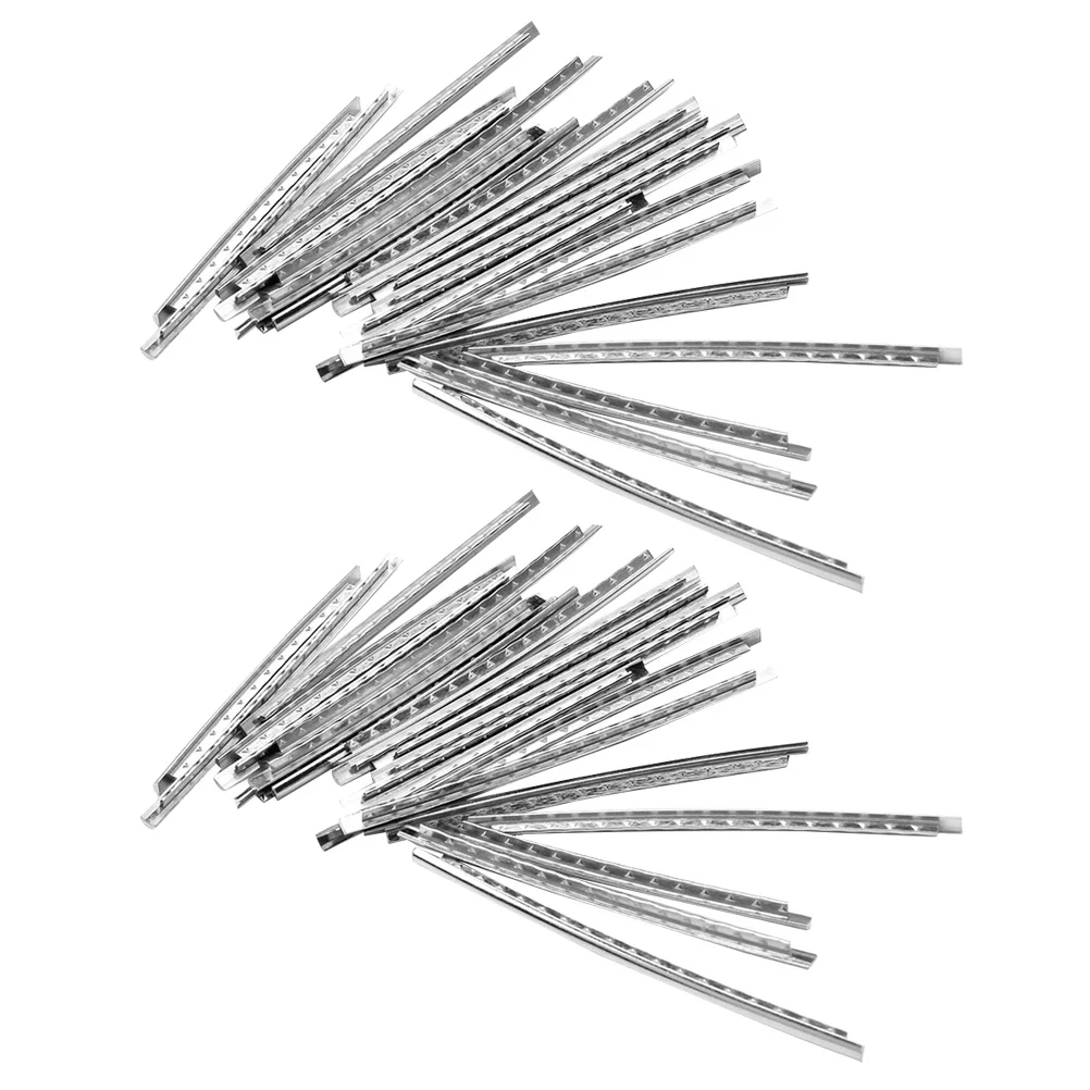 

2Sets Guitar Fret Wire Silver 2.9mm 24 Fret Replacement for Electric Acoustic Guitar Fingerboard Repair Replacement Wires