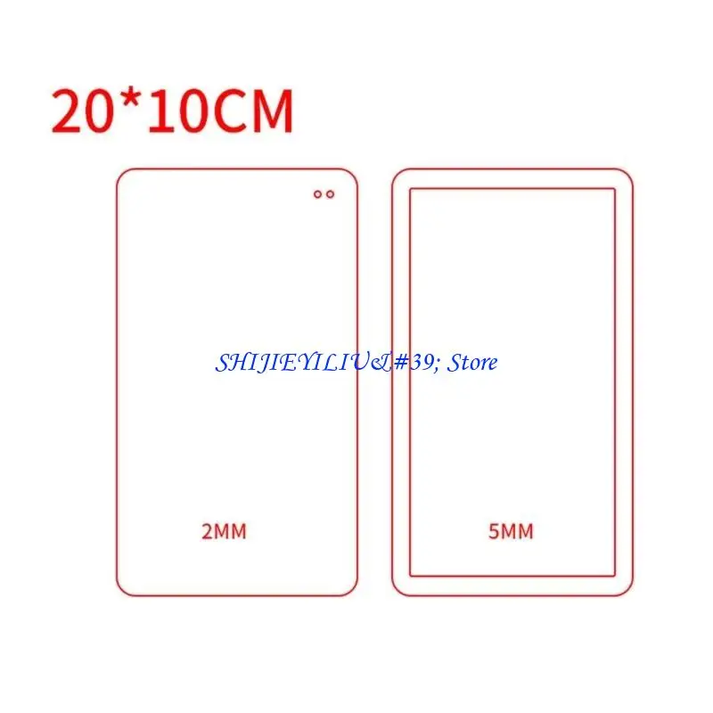 

E21F Acrylic Ticket Root Mold Acrylic Ultra-permeable Empty Plate