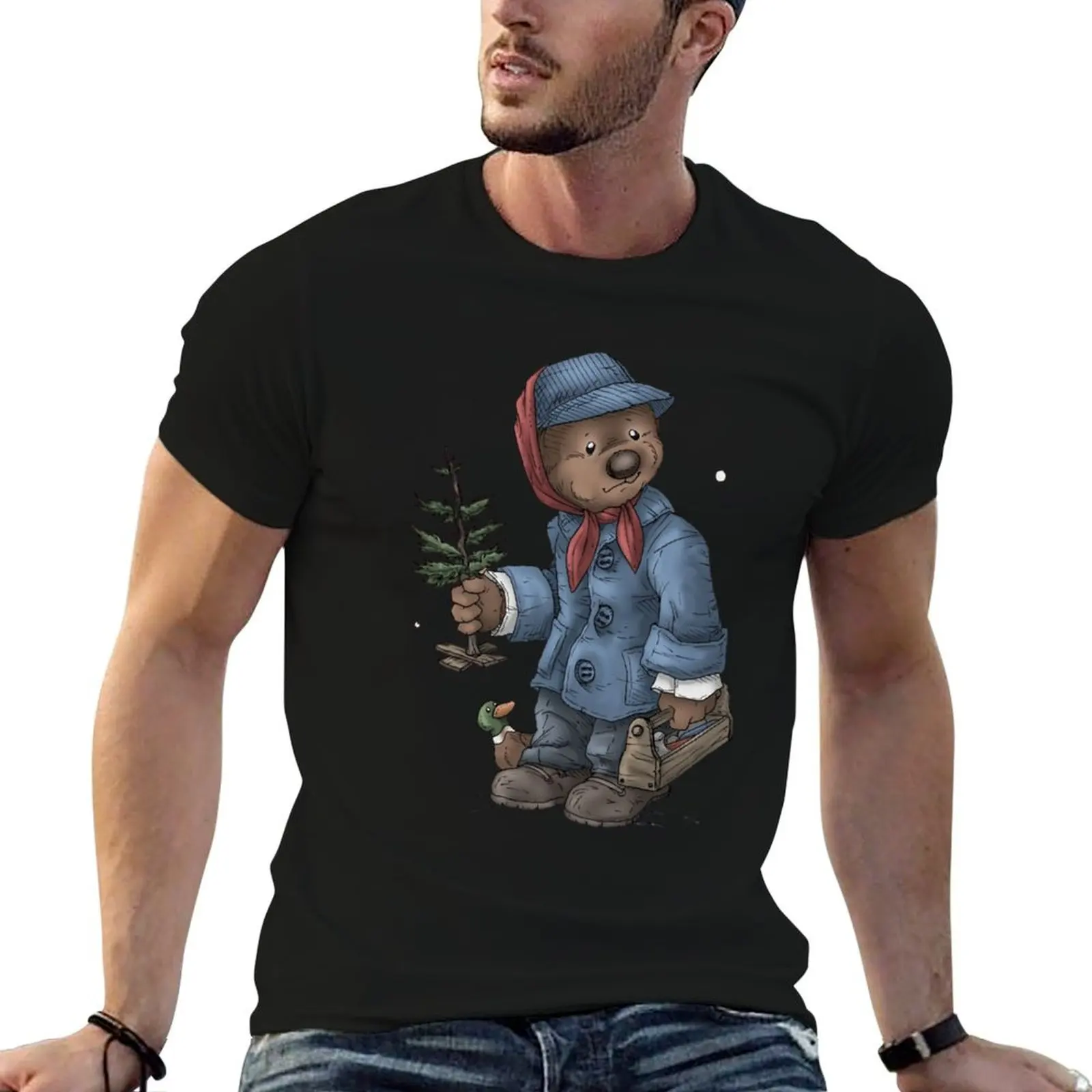 

emmett otter_s jugband christmas T-Shirt black cotton t-shirt plain for man package man t shirt luxury T-Shirt