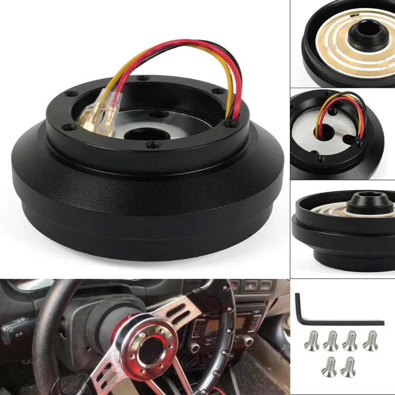 79-04 Classic Sports Coupe 174H Steering Wheel Hub Adapter 6-Bolt Base Racing Steering Mount Kit